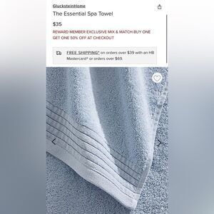 GlucksteinHome

The Essential Spa Towel. Light Blue